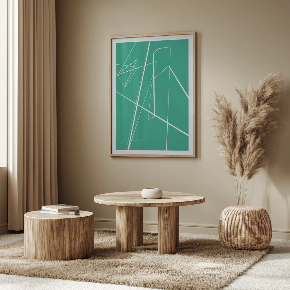 Angular Lines No 8 Poster